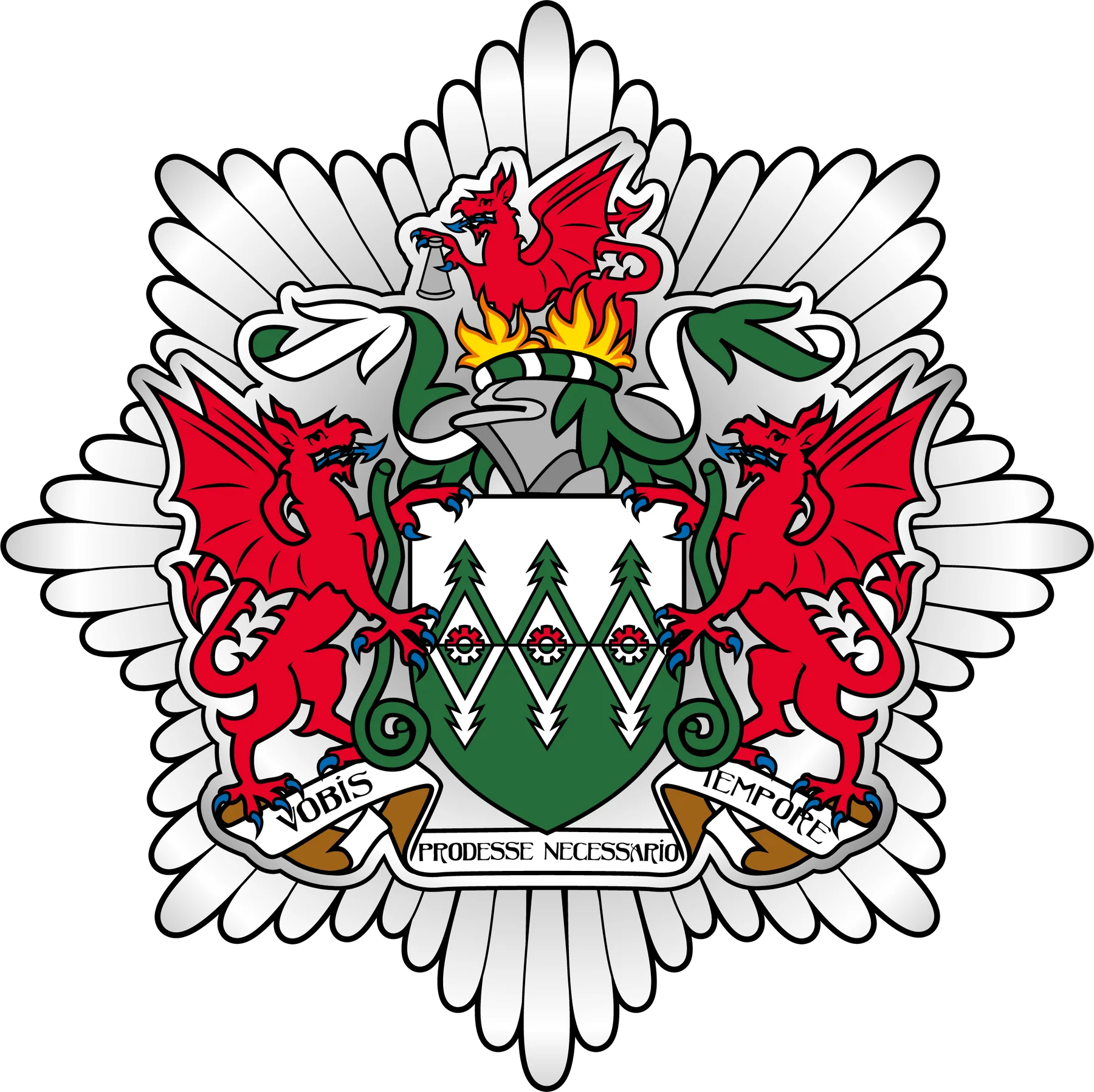 Logo Gwasanaeth Tân ac Achub Canolbarth a Gorllewin Cymru